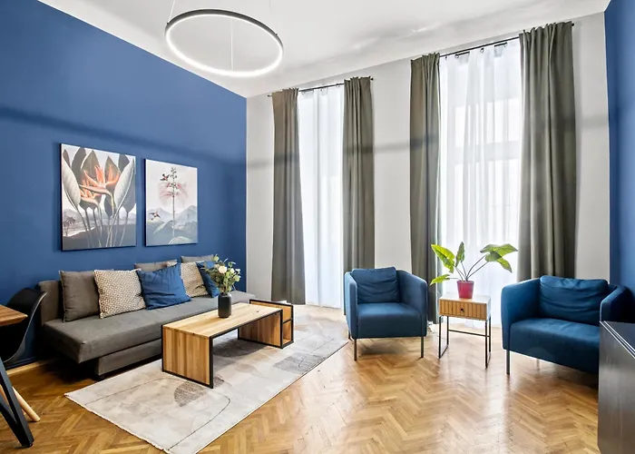 Stylish 2br Sleeps 6 - 5 Min To U2 Taborstrasse - Augarten And Danube Canal Διαμέρισμα *